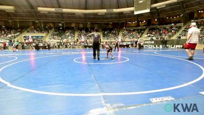 61 lbs Round Of 32 - Kendall Dean, Okmulgee vs Samuel Miller, Perry Wrestling Academy