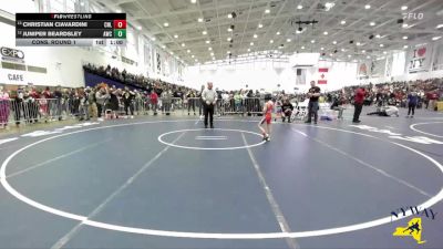 50 lbs Cons. Round 1 - Juniper Beardsley, Avon Wrestling Club vs Christian Ciavardini, Club Not Listed