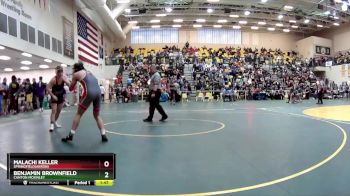 150 lbs Champ. Round 1 - Benjamin Brownfield, CANTON MCKINLEY vs Malachi Keller, SPRINGFIELD(Akron)