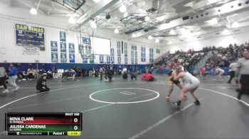 155 lbs Cons. Round 2 - Nova Clark, El Modena vs Julissa Cardenas, La Habra