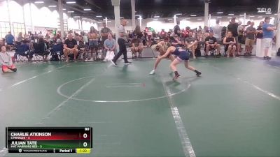 80 lbs Round 1 (6 Team) - Charlie Atkinson, CTWHALES vs Julian Tate, Mat Warriors Red