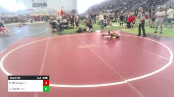 58 lbs 5th Place - Bentley Newman, Illinois Valley vs Jagg Doubt, Fearless WC