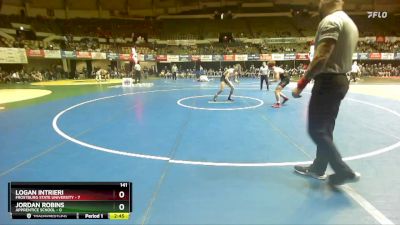 141 lbs Placement (16 Team) - Logan Intrieri, Frostburg State University vs Jordan Robins, Apprentice School