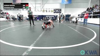 58-61 lbs Final - Gunnar Brown, Duncan Demon Wrestling vs Stetson Koch, Duncan Demon Wrestling