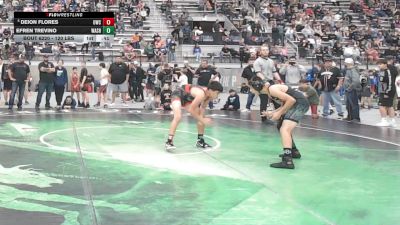 120 lbs Champ. Rd Of 16 - Deion Flores, Othello Wrestling Club vs Efren Trevino, Washington