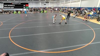 110 lbs Cons. Semi - Braylon Kady, Unattached vs Tony Biondillo, Unattached