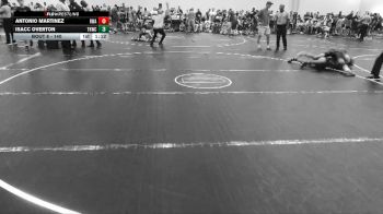 140 lbs Quarterfinal - Antonio Martinez, Roundtree Wrestling Academy vs Isacc Overton, Tough House Wrestling Club