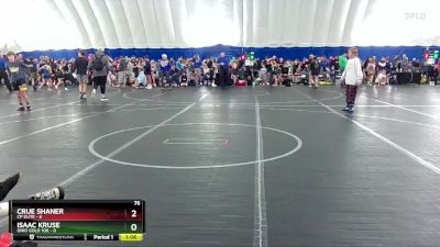 76 lbs Round 6 (8 Team) - Crue Shaner, CP Elite vs Isaac Kruse, Ohio Gold 10k