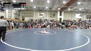 150 lbs 5th Place - Aaron Reed, Carver vs Owen O'Reilly, Nauset