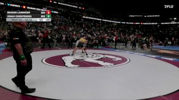 190-2A 5th Place Match - Braden Laiminger, North Fork High School vs Jonah Christensen, Meeker