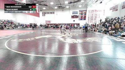 144 lbs Quarterfinal - Max Richardson, Killingly vs Sean Gilbert, New Fairfield