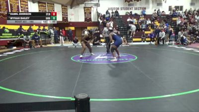 190 lbs Cons. Semi - Mykah Bailey, Gahanna Lincoln vs Kamil Johnson, The St. James Academy
