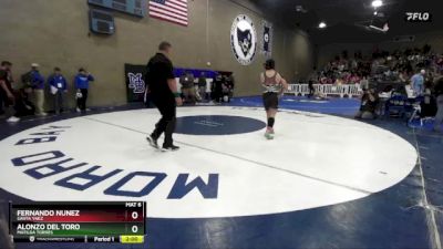 165 lbs Champ. Round 1 - Fernando Nunez, Santa Ynez vs Alonzo Del Toro, Matilda Torres