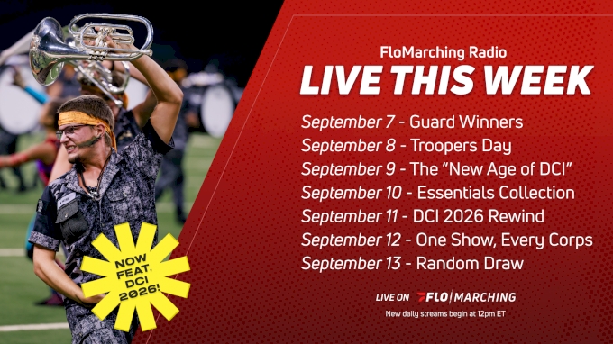 What's Playing on FloMarching Radio This Week, September 7 - 13 - FloMarching