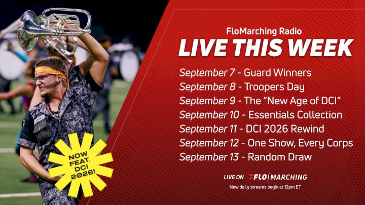 What's Playing on FloMarching Radio This Week, Sept. 7-13