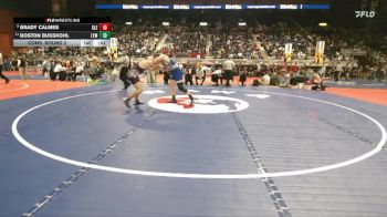 3A-190 lbs Cons. Round 2 - Boston Busskohl, Lyman vs Brady Calmes, Glenrock
