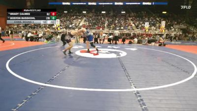 3A-190 lbs Cons. Round 2 - Boston Busskohl, Lyman vs Brady Calmes, Glenrock