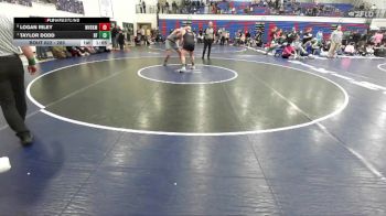 285 lbs 3rd Place Match - Logan Riley, West Valley (Spokane) vs Taylor Dodd, Bonners Ferry