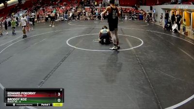 88 lbs Round 4 (8 Team) - Edward Pokorny, Neighborhood vs Broddy Koz, Rogue WC