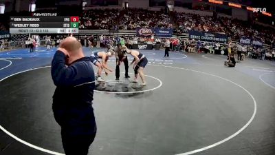 D 3 132 lbs Champ. Round 2 - Wesley Reed, St. Edmund vs Ben Badeaux, Episcopal