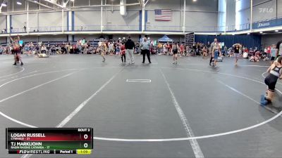 80 lbs Round 2 (4 Team) - Logan Russell, CTWHALE vs TJ Markijohn, Ragin Raisins Catawba