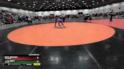 100 lbs Quarterfinal - Nico Brooks, Hillsboro vs J Colbert, Belton