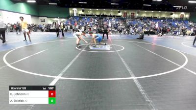 132 lbs Round Of 128 - Brock Johnson, KS vs Adyn Bostick, AZ