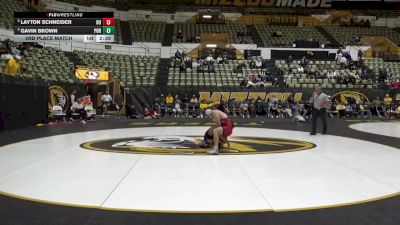 149 lbs 3rd Place Match - Layton Schneider, Oklahoma vs Gavin Brown, Purdue
