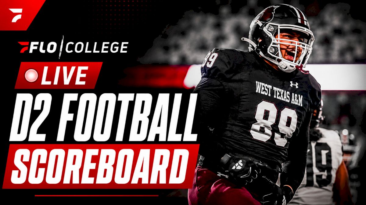 FloCollege Live NCAA D2 Football Scoreboard