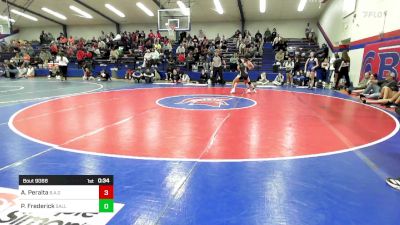 110 lbs Consolation - Alina Peralta, Broken Arrow Girls vs Paige Frederick, Sallisaw HS