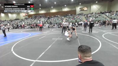 94 lbs Consolation - Ayverie Krantz, Nevada Elite vs Samantha Sandoval Reyes, Delta Wrestling Club