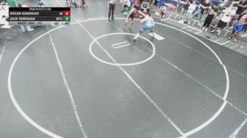 157 lbs Champ. Round 3 - Jack Torosian, World Team Training Center vs Oscar Gonzalez, Legacy WC
