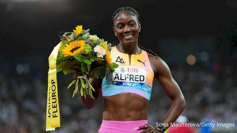 Julien Alfred Sets 100m National Record At Diamond League