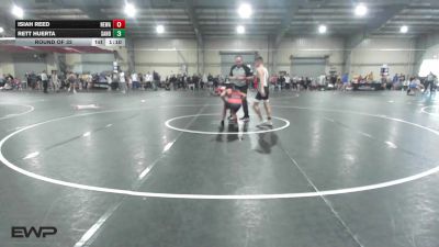 108 lbs Round Of 32 - Isiah Reed, Nebraska Wrestling Academy vs Rett Huerta, Sanderson Wrestling Academy
