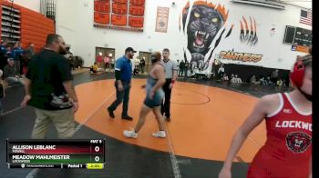 120 lbs Quarterfinal - Meadow Mahlmeister, Lockwood vs Allison Leblanc, Powell