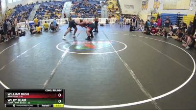 285 lbs Quarters & Wb (16 Team) - Wiley Blair, SOWA / HWC BLACK vs William Bush, Braves WC