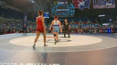 190 lbs Quarters - Riley Samarripa, OK vs Ashley Hoffman, PA