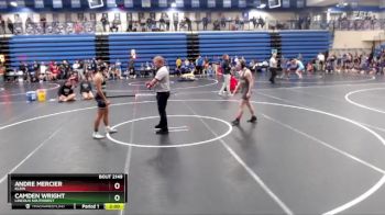 138 lbs Round 6 - Camden Wright, Lincoln Southwest vs Andre Mercier, Klein