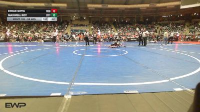 58 lbs Consi Of 16 #2 - Ethan Sippa, Weigh In Club vs Maxwell Roy, Standfast