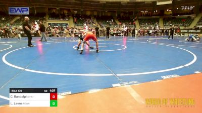 100 lbs Final - Chase Randolph, Ohio Crazy Goats vs Lucas Layne, NBWA