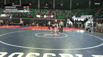 1-5A 165 1st Place Match - Heaven Bishop, Weaver vs Emerald Hunter, Alexandria HS