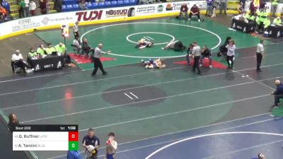 89 lbs Round Of 32 - Grady Ruffner, Latrobe vs Aidan Tanzini, Blue Ridge