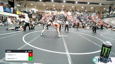 132 lbs Quarterfinal - Tommy Calico, Morris Wrestling Association vs Joshua Ashcroft, Salina Wrestling Club