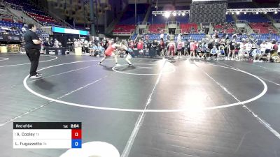 190 lbs Rnd Of 64 - Aiden Cooley, TX vs Luke Fugazzotto, PA