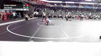 72 lbs 7th Place - Blakely Erisman, Butler Wrestling vs Ava Voyles, Bulls WC