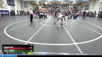 113 lbs Cons. Round 2 - Troy Torres, Calvary Chapel-SA vs Mason Box, Canyon