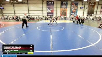 96 lbs Rd# 2 10:30am Friday - Anthony Schoeller, Minnesota Funky Singlets vs Calan Childress, Cali Red