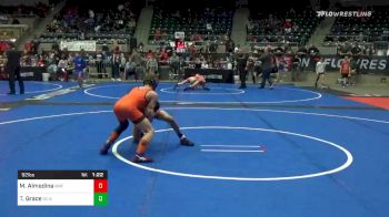92 lbs Quarterfinal - Matthew Almedina, Mat Assassins WC vs Travis Grace, DC Elite