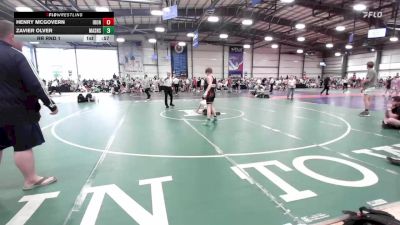 90 lbs Rr Rnd 1 - Henry McGovern, Iron Faith Wrestling vs Zavier Olver, Mat Assassins Red