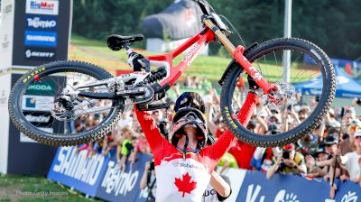 Jackson Goldstone Wins Second Straight Downhill Title At UCI MTB World Championships